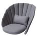 cane-line cushion set peacock lounge chair rocking chair grey cushion