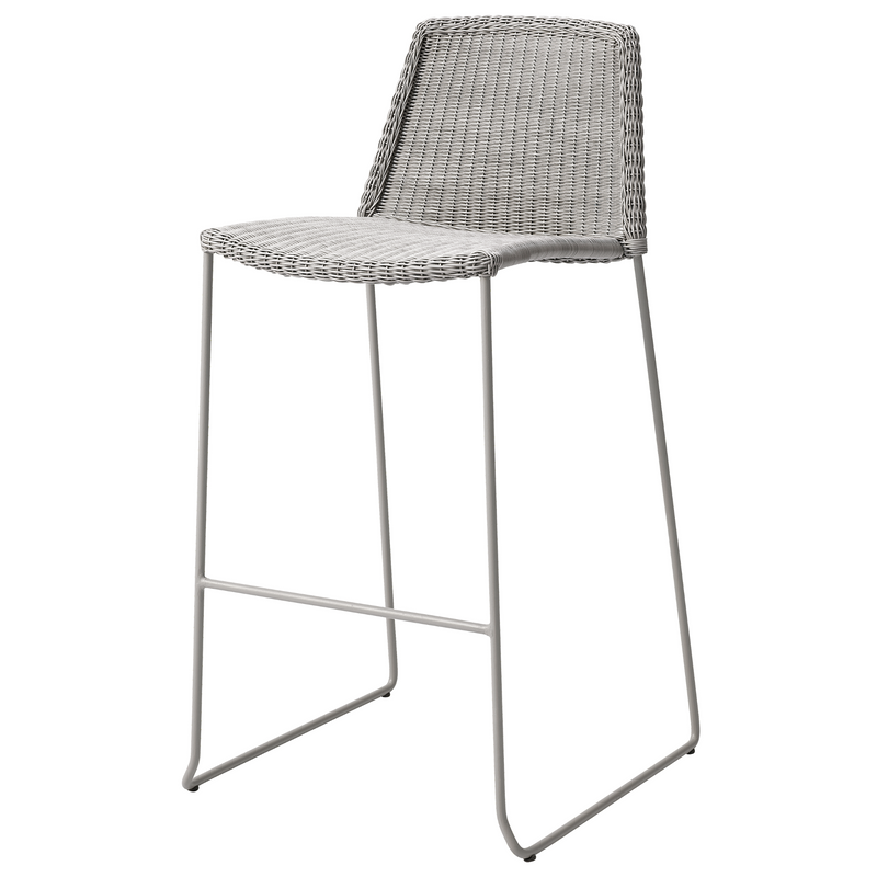 cane-line breeze bar chair in Taupe, Small Round Cane-line Weave