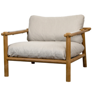 sticks lounge chair Teak Sand Cane-line Natté cushion