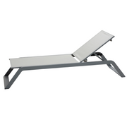 cane-line siesta sunbed Light grey, Cane-line Tex sunbed without cushion