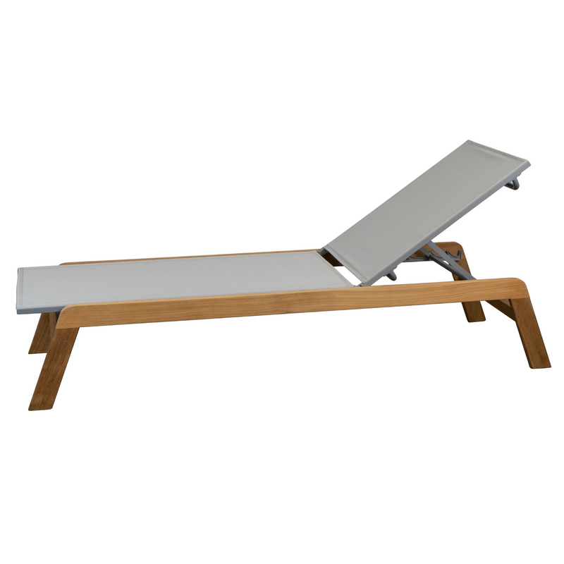cane-line siesta sunbed teak sunbed without cushion