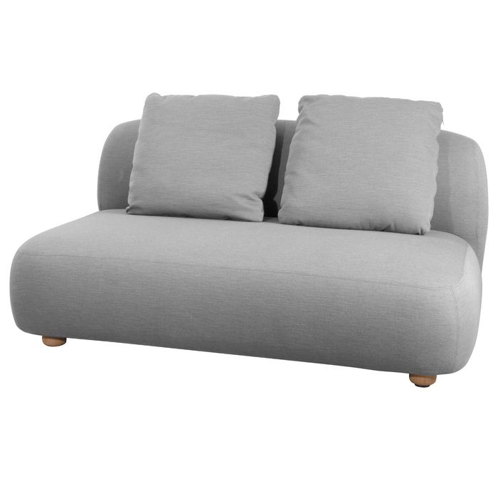 cane-line capture 2 seater sofa module light grey, cane-line airtouch