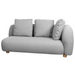 cane-line capture 2-seater sofa left module light grey, cane-line airtouch sofa