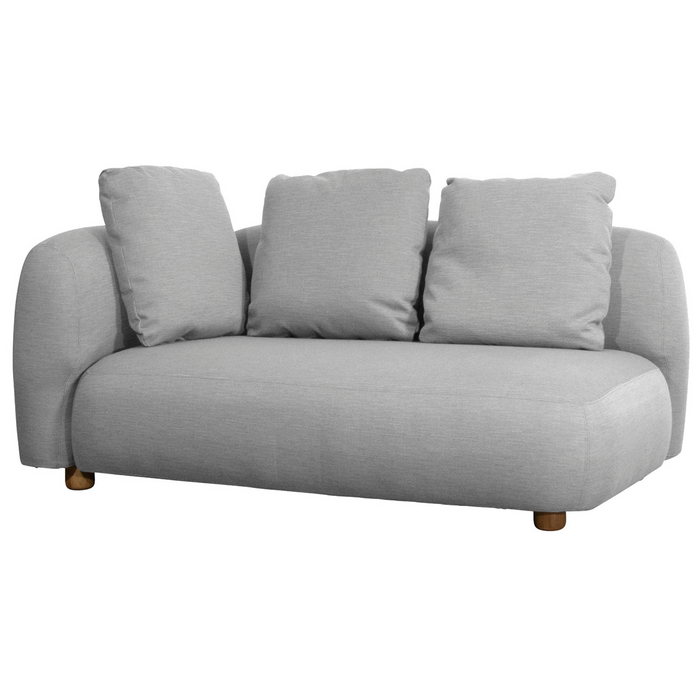 cane-line capture 2-seater sofa right module light grey, cane-line airtouch sofa