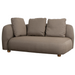 cane-line capture 2-seater sofa right module taupe, cane-line airtouch sofa