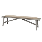 cane-line Sticks bench taupe aluminium Light brown Cane-line Rise cushion