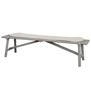 cane-line Sticks bench taupe aluminium Sand Cane-line Natté cushion
