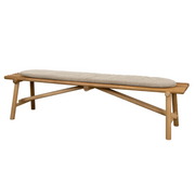 cane-line Sticks bench teak Light brown Cane-line Rise cushion