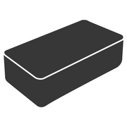 cane line Cover 1 Suitable for single sunbeds & sunloungers black