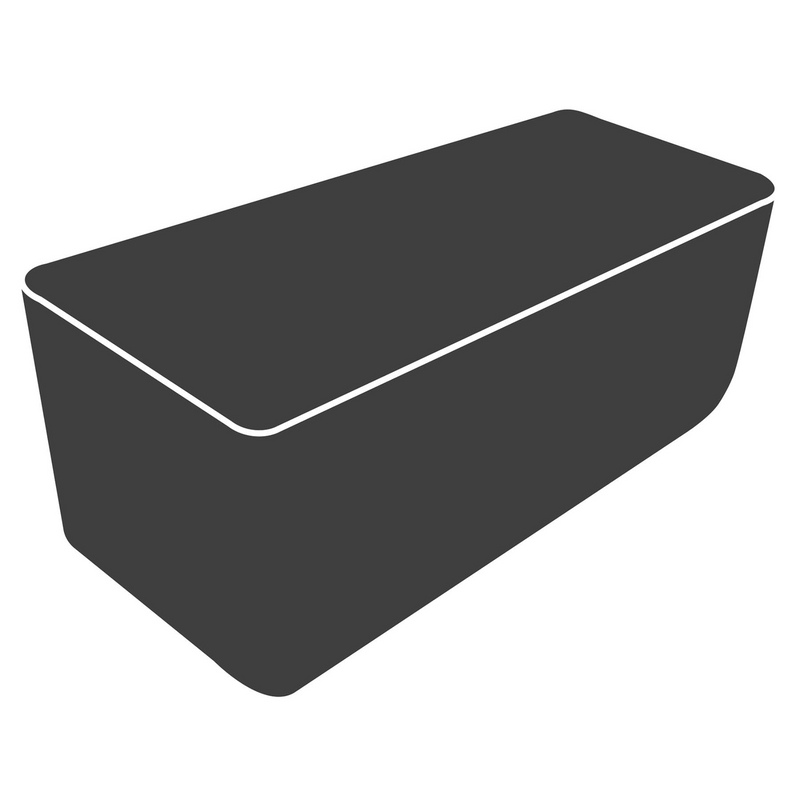 cane line Cover 19 Suitable for Drop kitchen single module w/o wall black