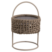 cane-line illusion lamp solar led with taupe soft rope