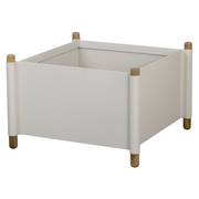 cane-line sticks planter small in Teak w/Sand Aluminium