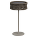 cane-line illusion table lamp medium taupe with taupe round small