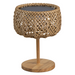 cane-line illusion glow table lamp small natural with teak