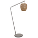 cane-line illusion glow lamp hanging natural with taupe base