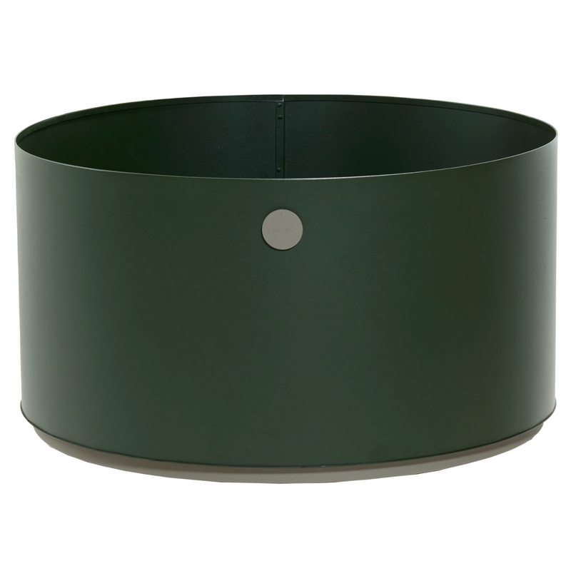 cane-line grow planter large in Dark Green/Taupe, Aluminium