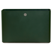 cane-line grow planter rectangular in Dark Green/Taupe, Aluminium