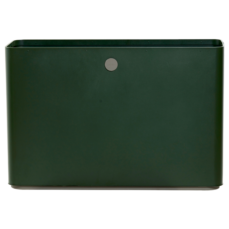 cane-line grow planter rectangular in Dark Green/Taupe, Aluminium