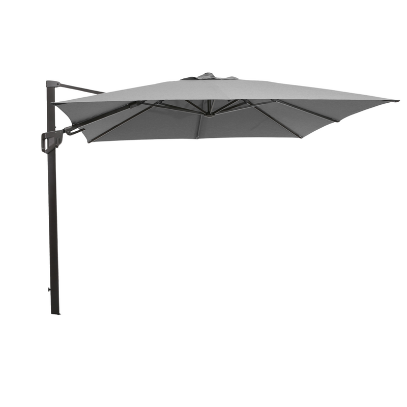 cane line hyde luxe tilt parasol 118 x 118 none base antracite