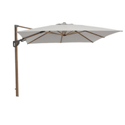 cane line hyde luxe tilt parasol 118 x 118 none base dusty white