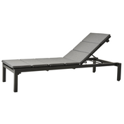 cane-line relax sunbed Grey, Cane-line Tex sunbed with Grey, Cane-line Natté cushion