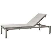 cane-line relax sunbed Light grey, Cane-line Tex with Light grey, Cane-line Natté cushion
