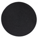 cane-line circle rug 55 dark grey soft rope