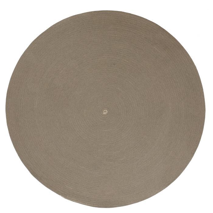 cane-line circle rug 55 taupe soft rope