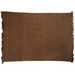 cane-line knit rug 94 x 66 umber brown soft rope