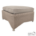 cane-line diamond footstool in Taupe, Medium Flat Cane-line Soft Rope Incl. Taupe Cane-line Natté