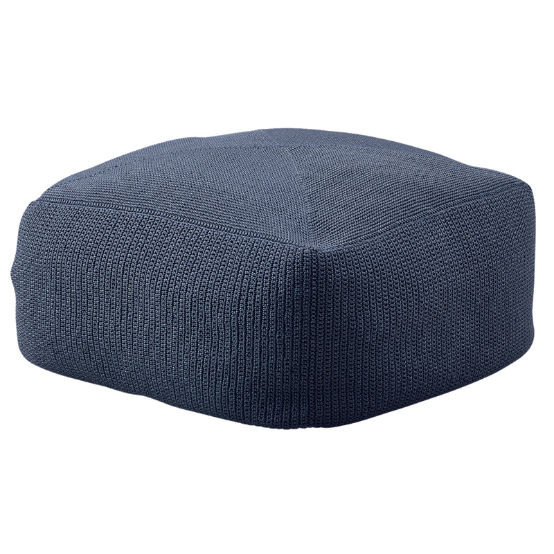 cane-line divine footstool in Midnight Blue, Cane-line Divine