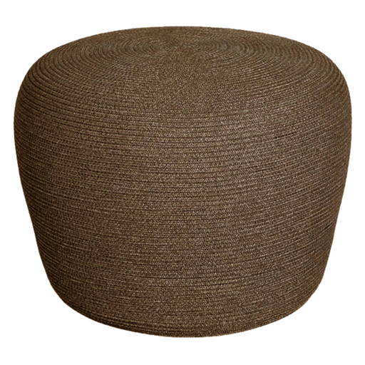 cane-line circle footstool small in Umber Brown, Open Cane-line Soft Rope