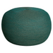 cane-line circle footstool large in Dark Green, Swirl Cane-line Soft Rope