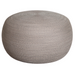 cane-line circle footstool large in Taupe, Swirl Cane-line Soft Rope