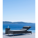 cane-line rest sunbed tex single Grey, Cane-line Tex incl. grey, Cane-line Natté sunbed in a pool with outdoor furniture lifestyle