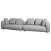 cane-line capture 2 x 2 seater sofa light grey,cane-line airtouch sofa