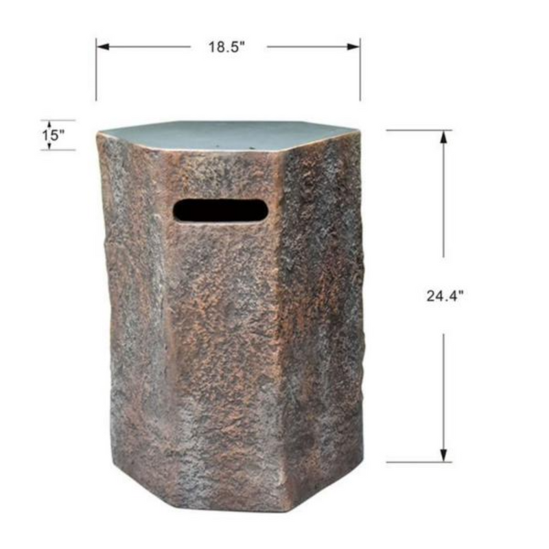 Elementi Columbia Tank Cover dimensions