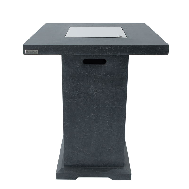 Elementi Montreal Bar Table – Travertine Finish (Light Grey or Dark Grey)
