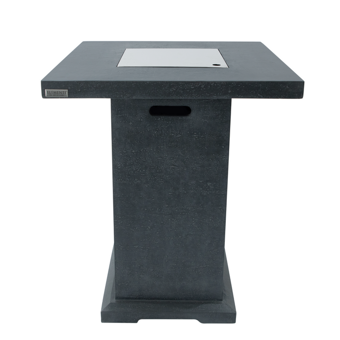 Elementi Montreal Bar Table – Travertine Finish (Light Grey or Dark Grey)