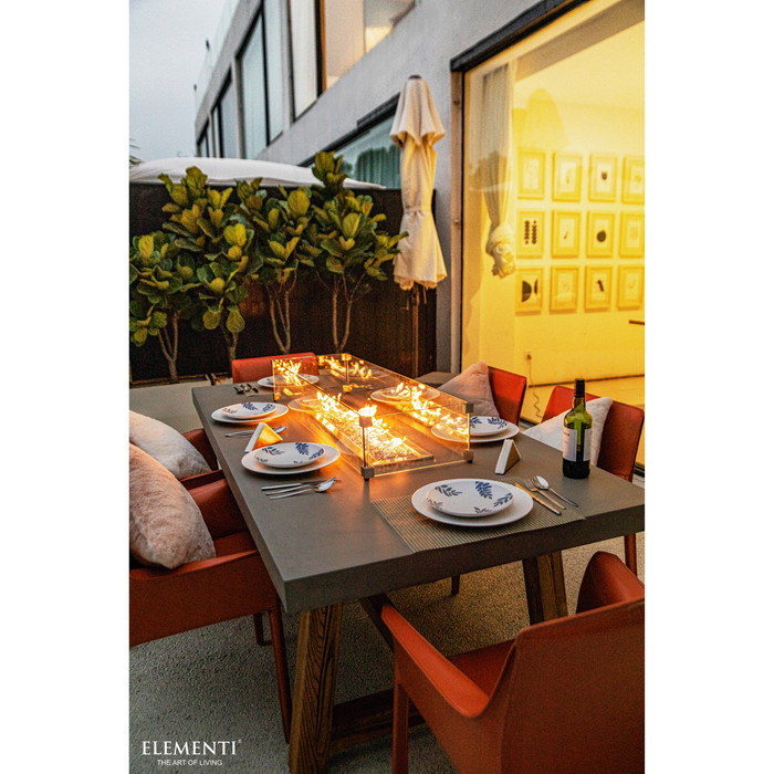 Elementi Sanoma Dining Fire Pit Table