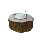 elementi 20.7" round stainless steel outdoor fire pit lid accessories protection OFG104-SS