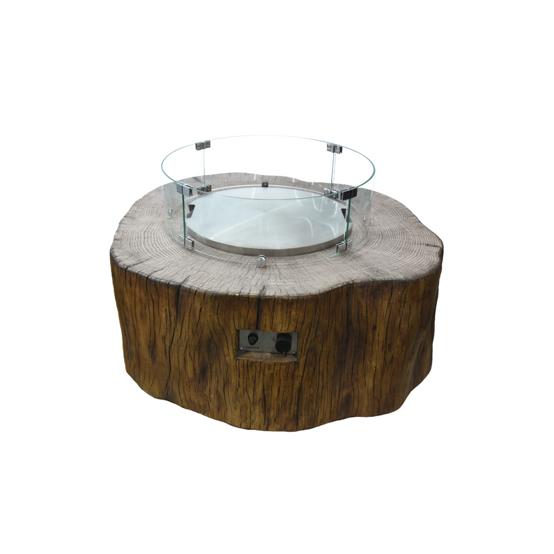 elementi 20.7" round stainless steel outdoor fire pit lid accessories protection OFG104-SS