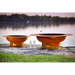 Firepitart-outdoor-Saturn-fire-pit-stainless-steel