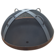 Fire pit art outdoor Saturn fire pit stainless steel protector