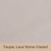 sticks taupe lava stone glazed color