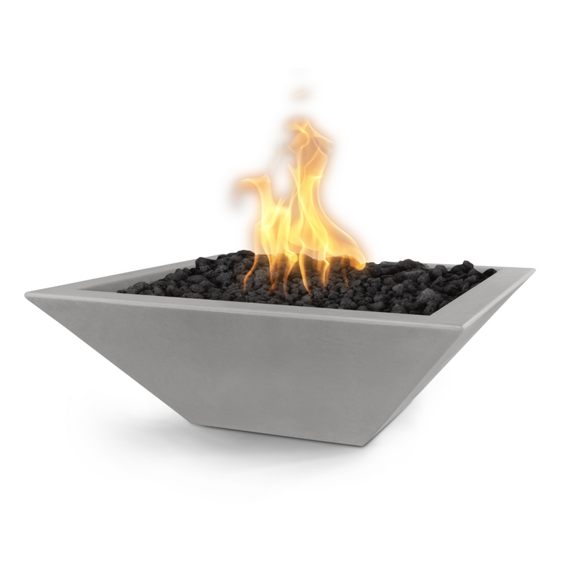 30 maya fire bowl gfrc concrete natural grey