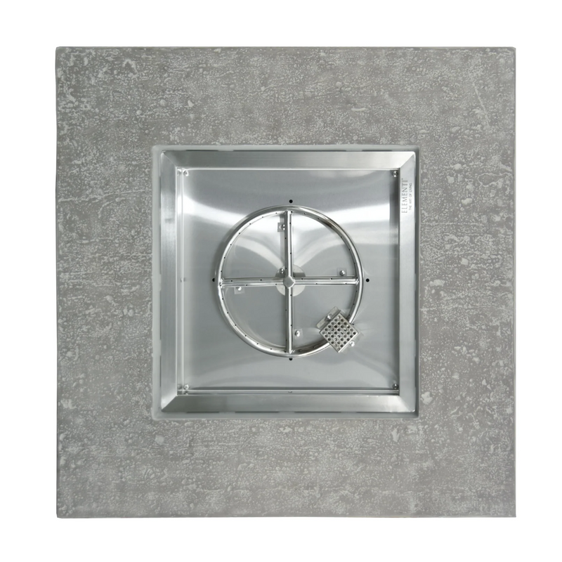 lavish concrete propane natural gas fire pit outdoor cover