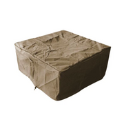 lavish concrete propane natural gas fire pit outdoor cover