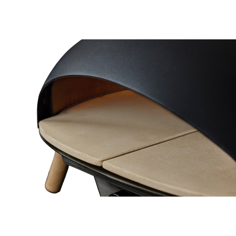 Le Feu Turtle Black Gas Powered Pizza Oven texture