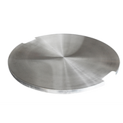 elementi 20.3" Manchester round stainless steel outdoor fire pit lid accessories protection OFG145-SS